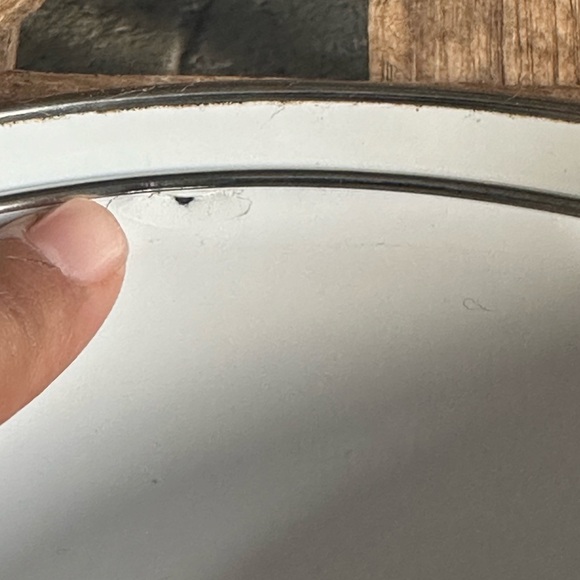 Vintage Enamel Nesting Mixing Bowls M. Kamenstein set of two (50) - Picture 9 of 9